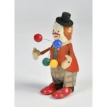 Schuco, clown jiggler, Germany, 12 cm, cw ok, paint d., C 2