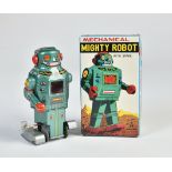 Noguchi, Mighty Robot, Japan, 14 cm, tin, cw ok, box C 1, C 1