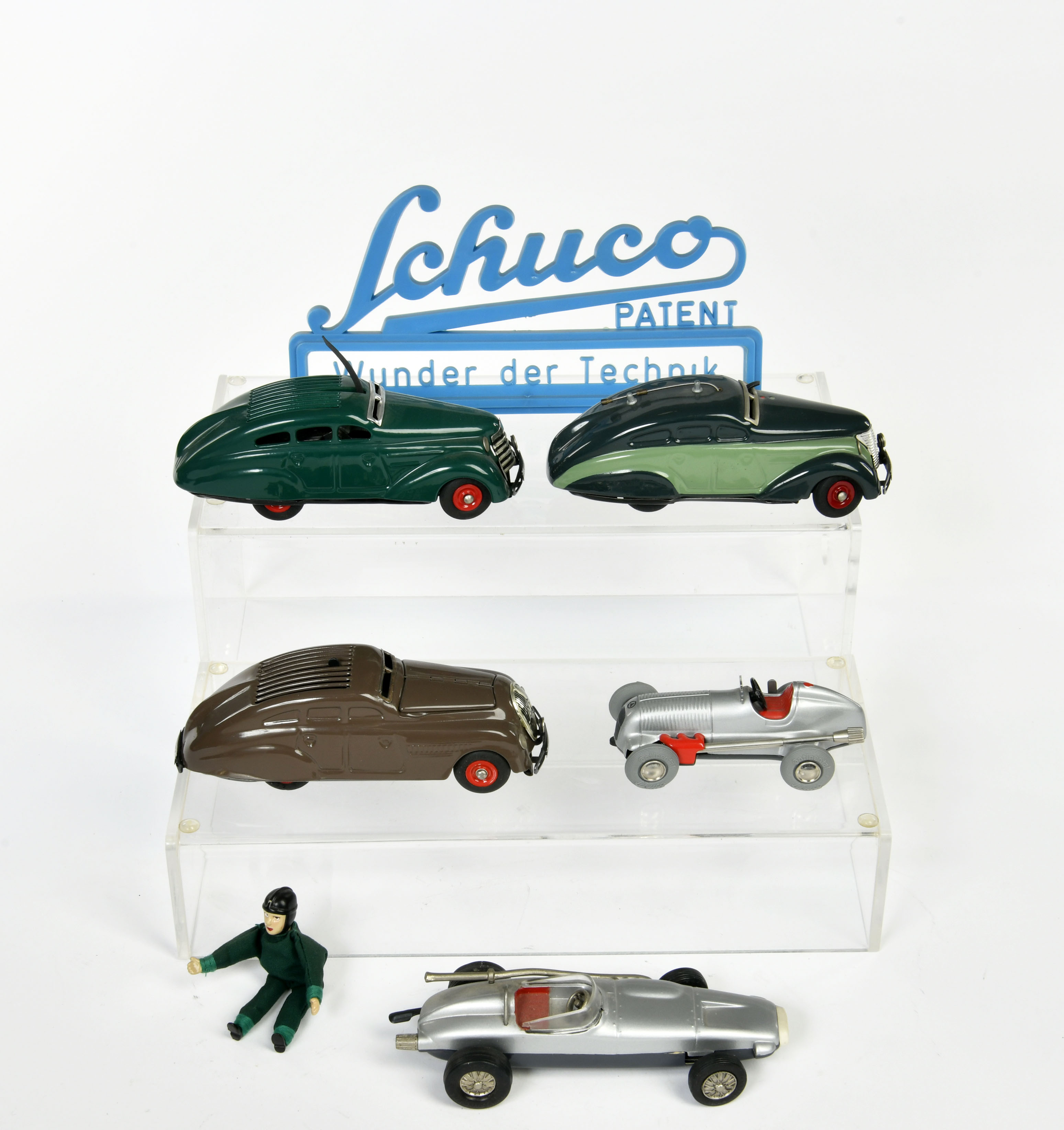 Schuco, bundle replica models and display, mostly C 1