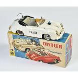 Distler, Polizei Porsche, Belgium, 28 cm, tin, box C 2, rust d., for tinkerers, C 4
