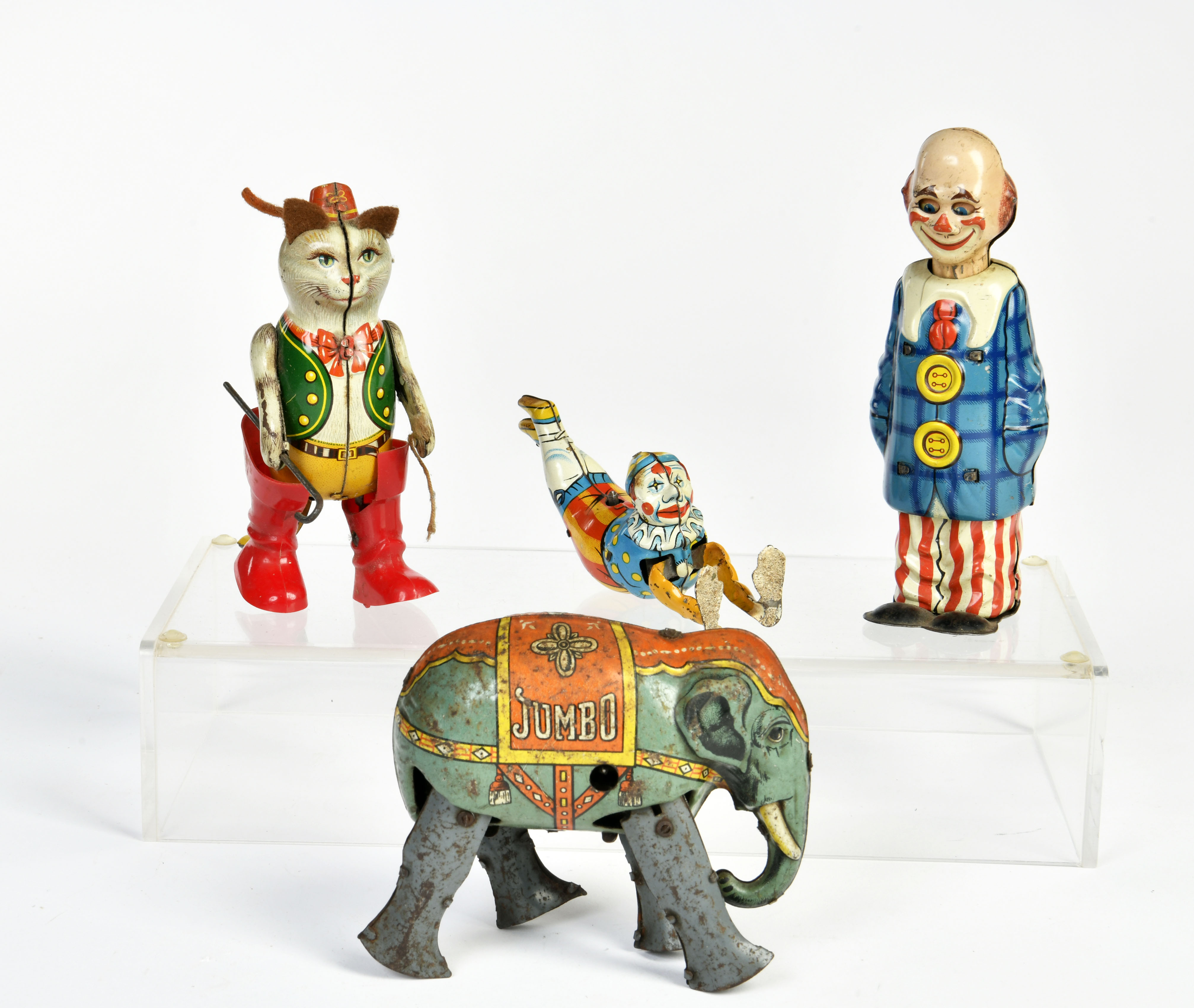 Köhler, Distler, B&S, bundle tin toys, Germany, paint d., C 2-3