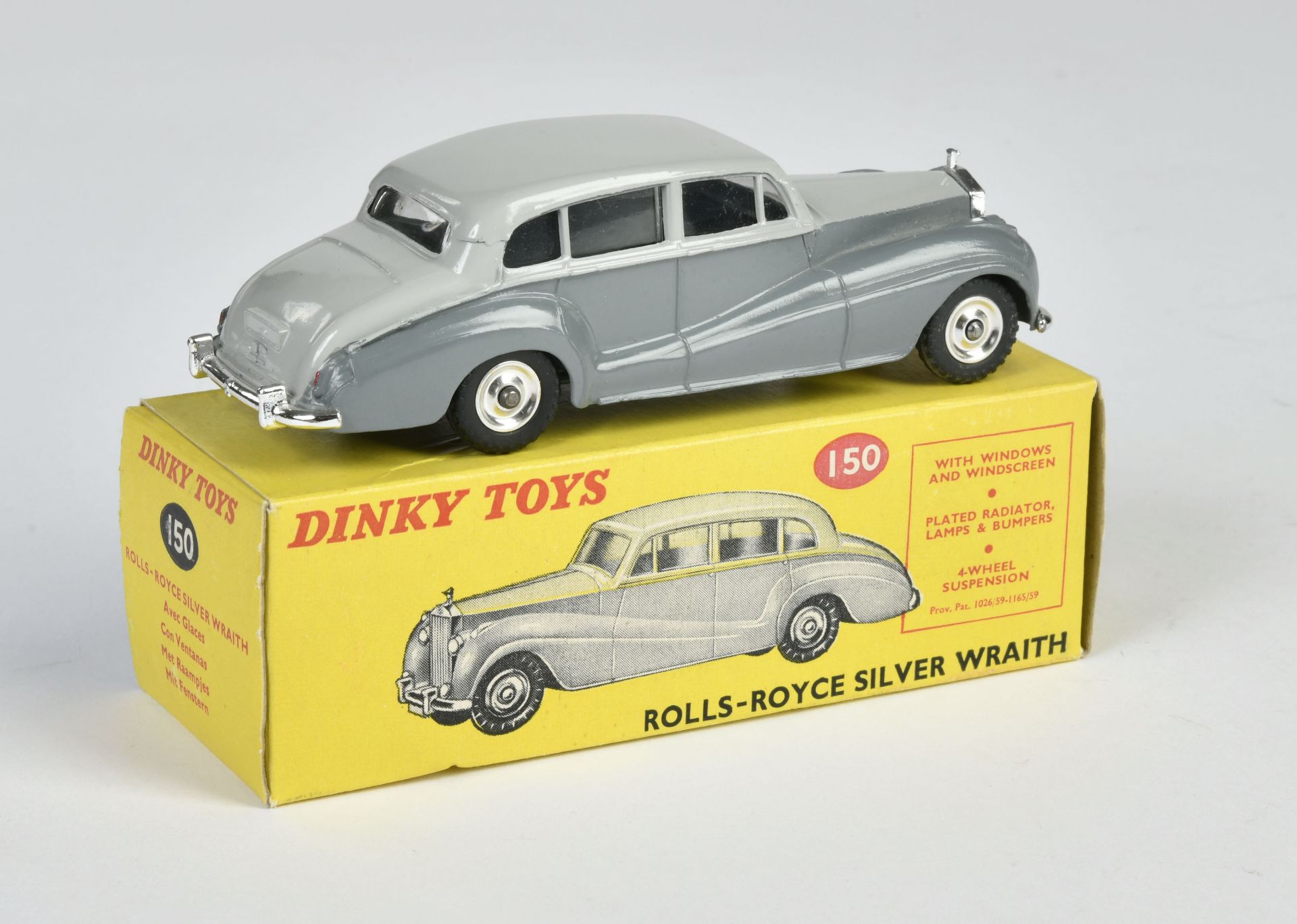 Dinky Toys, 150 Rolls-Royce, grey, England, 1:43, diecast, box C 1, C 1 - Image 2 of 2