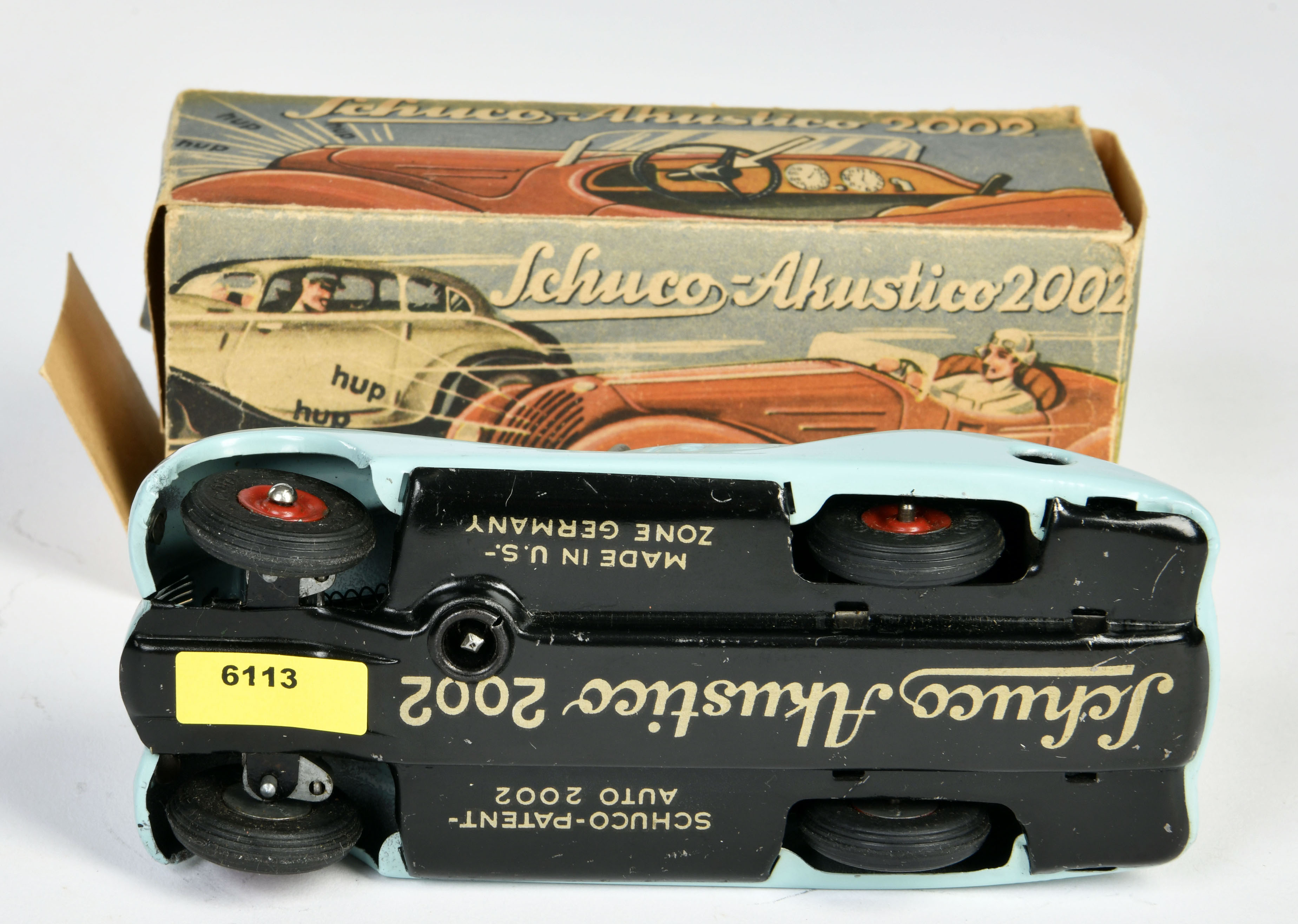 Schuco, Akustico 2002, US Z. Germany, 19 cm, tin, cw ok, box C 2, C 1 - Image 3 of 3