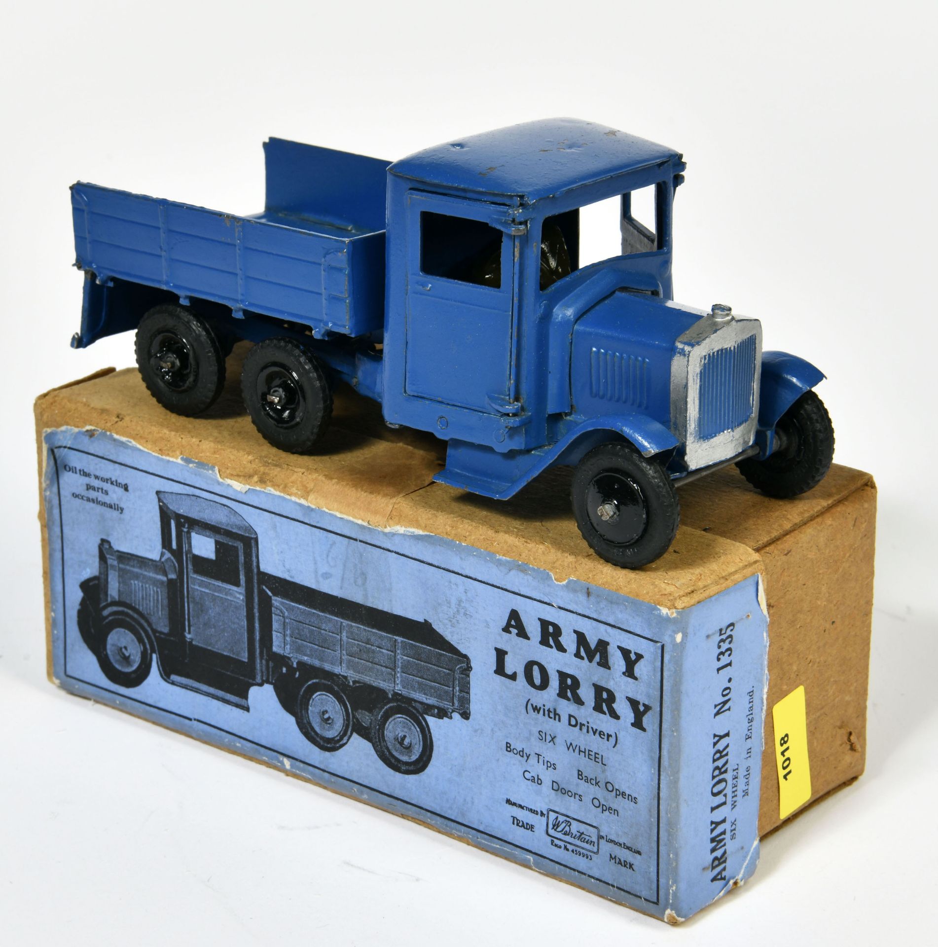 Britains, Army Lorry No 1335, England, diecast, box, min. paint d.