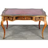 Bureau Plat desk Louis XV style, France 19th century