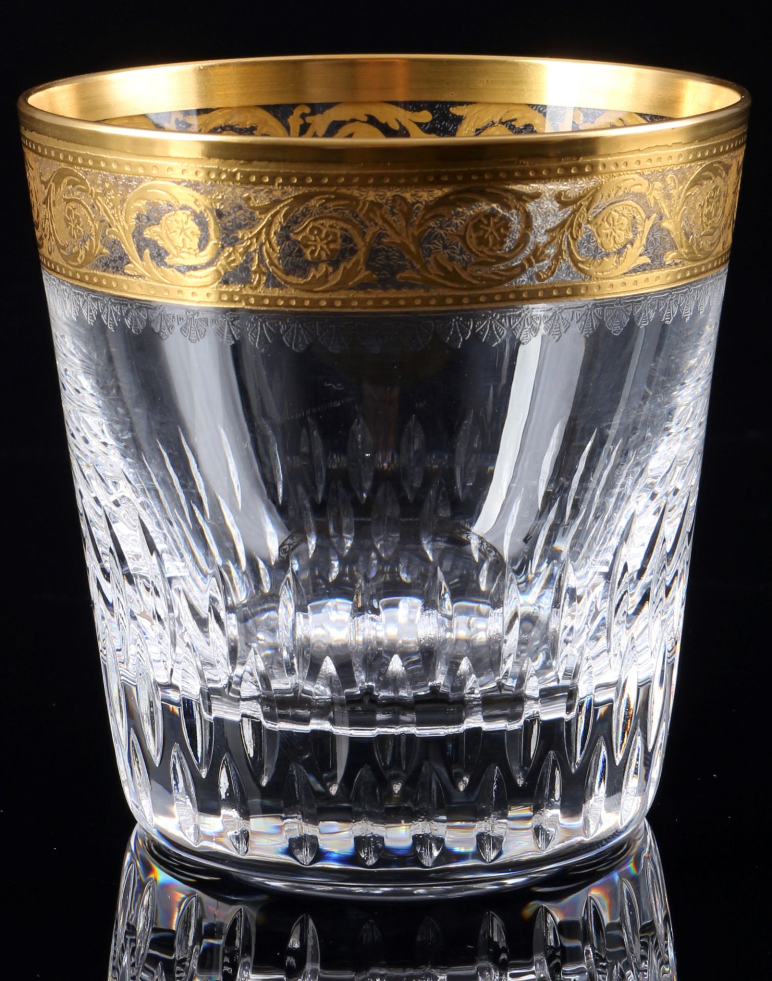 St. Louis Thistle Gold 6 old-fashioned whiskey glasses, - Image 2 of 3