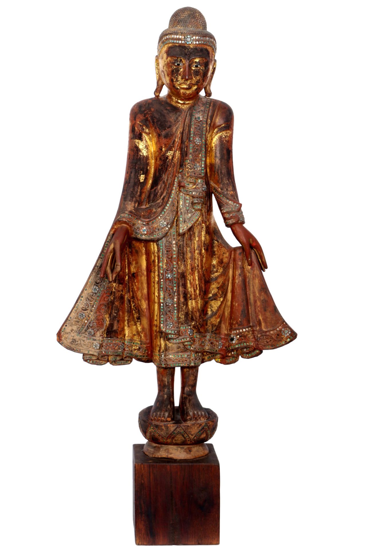 Große Mandalay Buddha Skulptur 19. Jahrhundert,