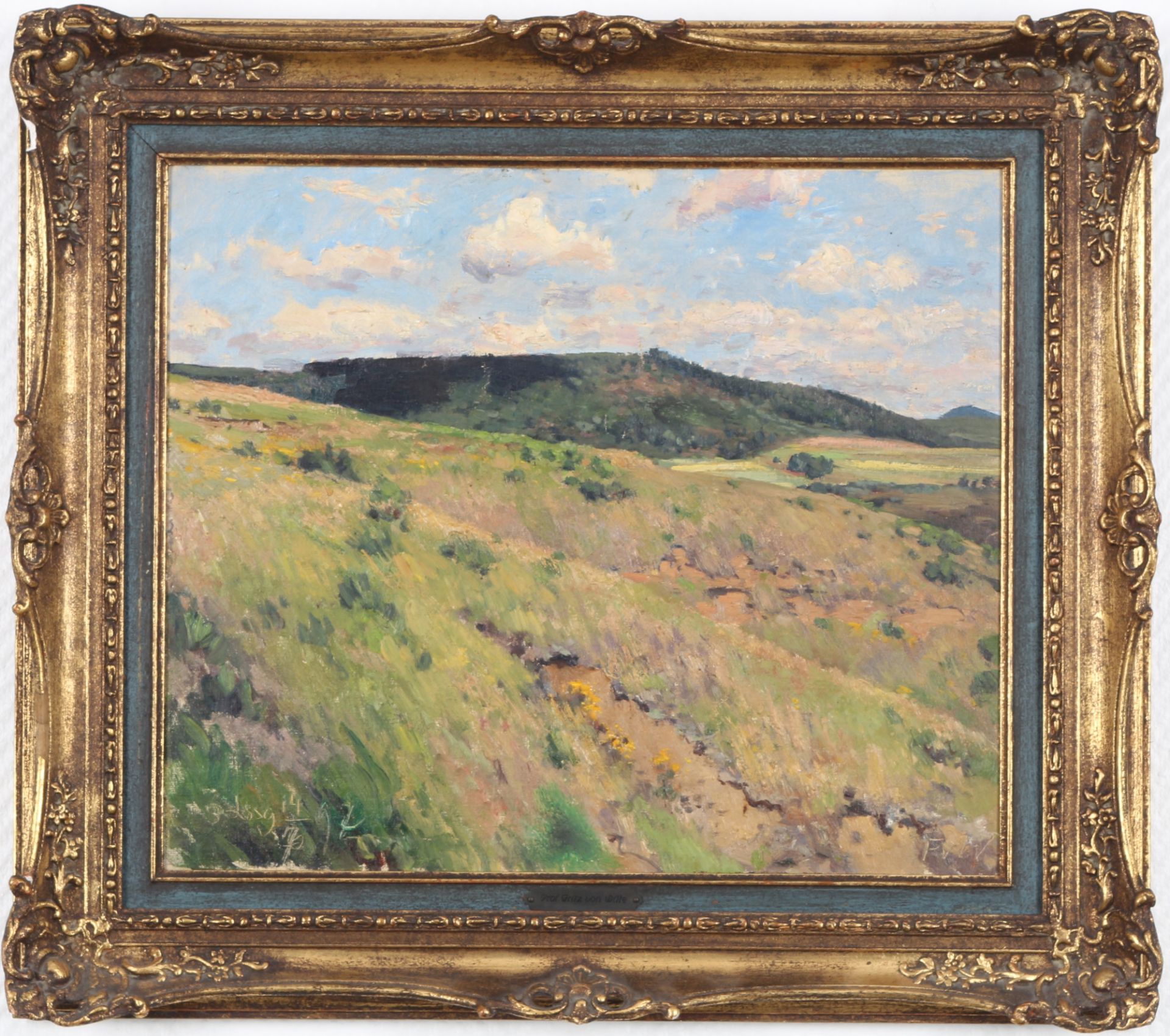 Fritz VON WILLE (1860-1941) Eifel landscape, - Image 2 of 6