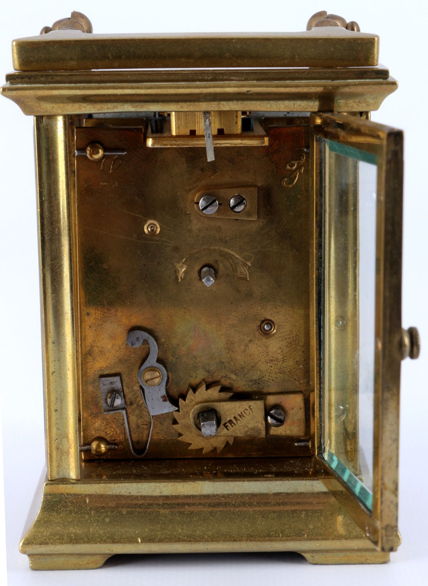 Reiseuhr, Frankreich um 1900, carriage clock, - Bild 6 aus 8