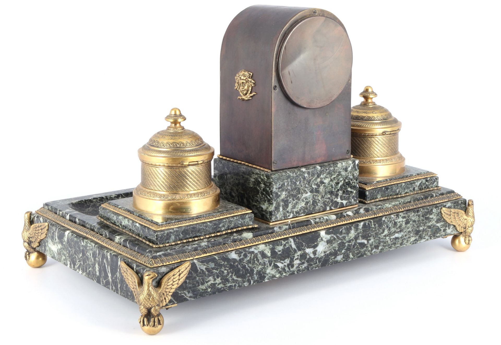 Desk set with pendulum, France, 19th century, - Image 6 of 10