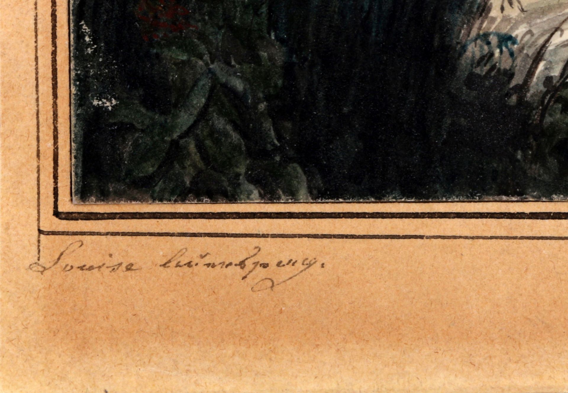 Unbekannter Maler um 1850 Harfenspielerin - Bild 3 aus 4