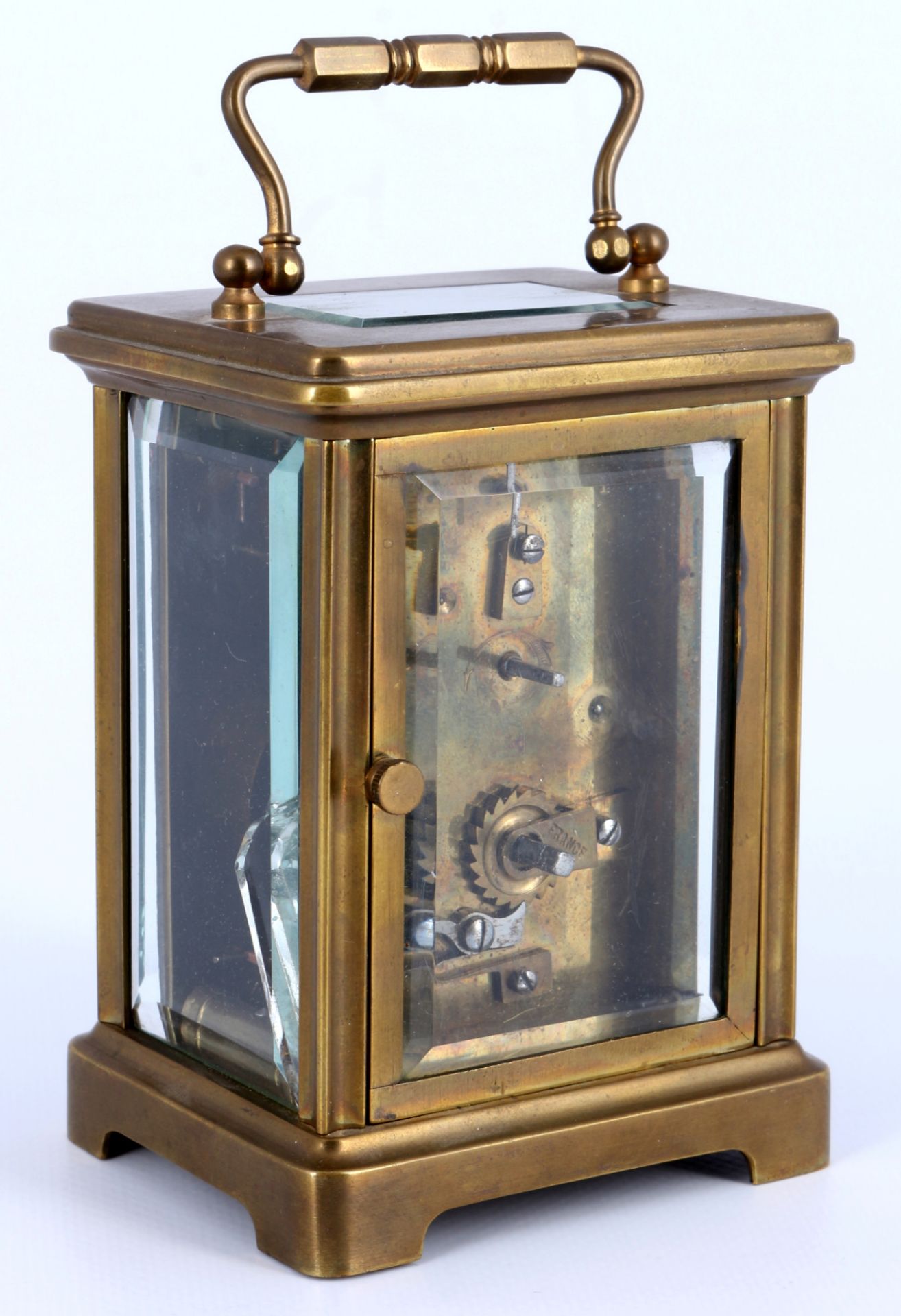 Large Carriage clock, France around 1900, - Image 3 of 6