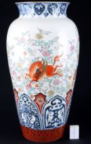 Große japanischer Vasen Imari-Stil 19. Jahrhundert,