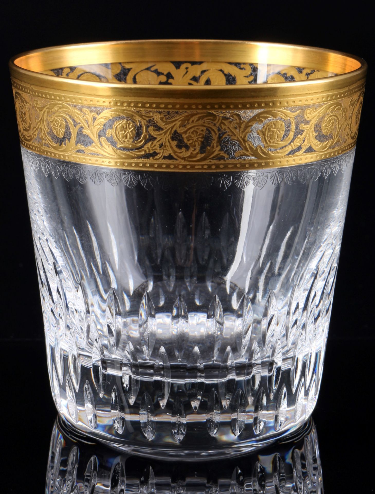 St. Louis Thistle Gold 6 old-fashioned whiskey glasses, - Image 2 of 3
