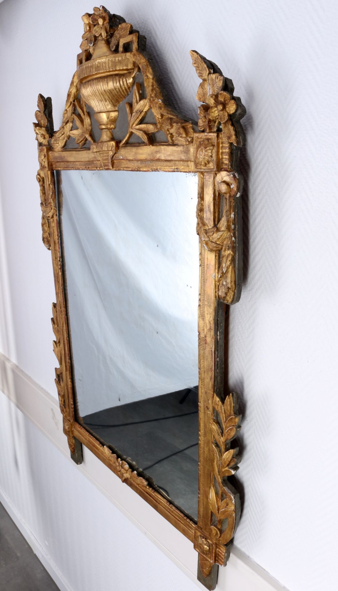 Large classicist baroque mirror 18th century, - Image 4 of 5