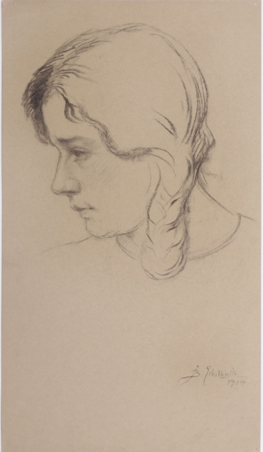 Bruno SCHILBACH (1876-1950) 11 Portrait Zeichnungen, - Bild 4 aus 25