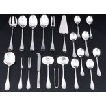 Christofle Malmaison 21-piece serving cutlery,