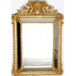 Large Louis XVI wall mirror 19th century, Wandspiegel 19. Jahrhundert,