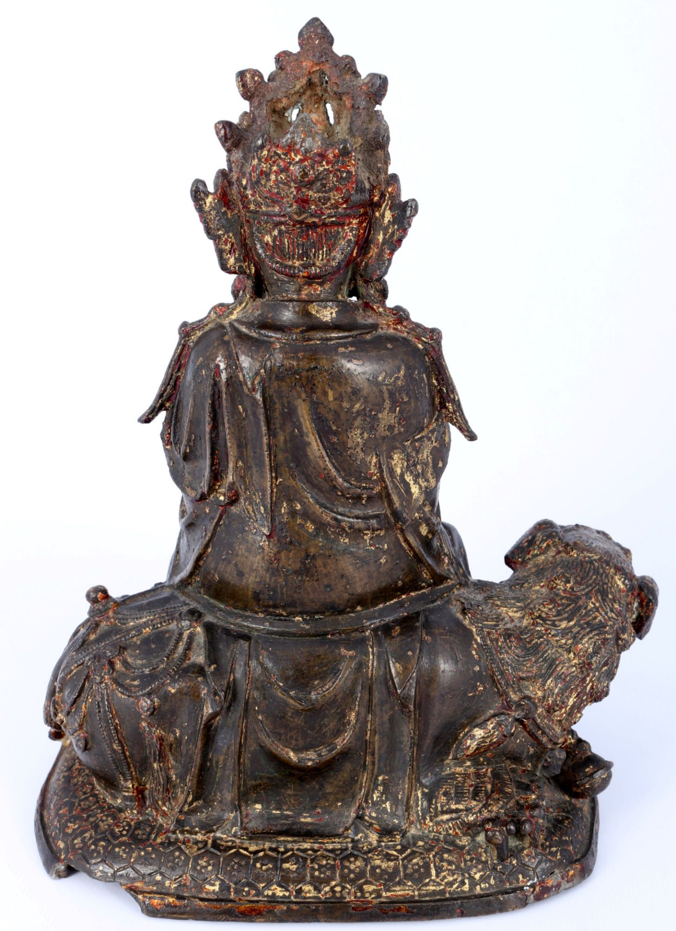 Bronze Guanyin Bodhisattva China Ming 16. Jahrhundert, - Bild 4 aus 6