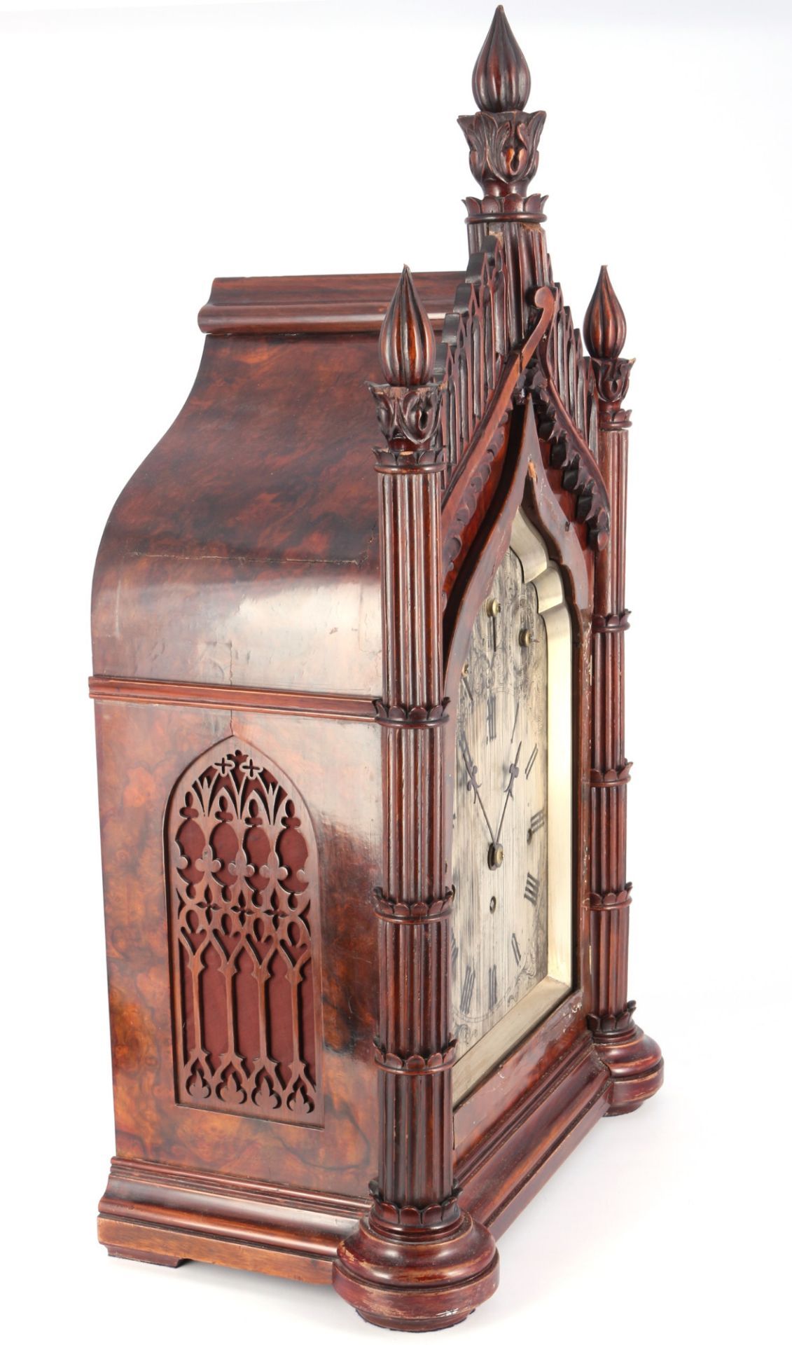 <br>Large mantel clock H 68 cm, England 19th century, - Image 2 of 5