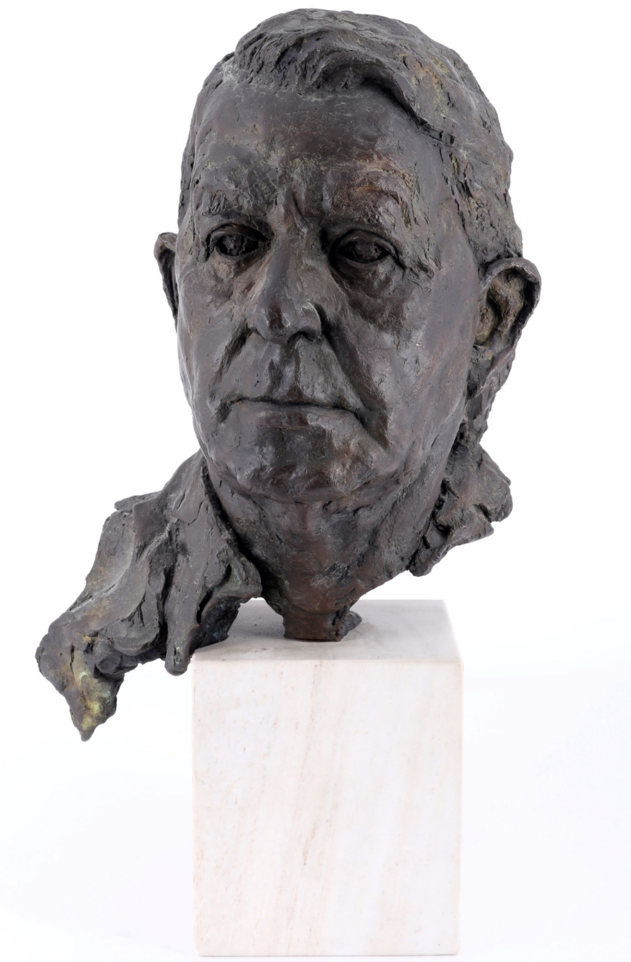 Unbekannter Bildhauer, Bronze Büste vom H. Rösch, unknown sculptor bronze bust,