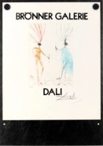 Salvador DALI (1904-1989) "Viel Lärm um Shakespeare", Kalender mit 12 Lithographien, "Much Ado Ab
