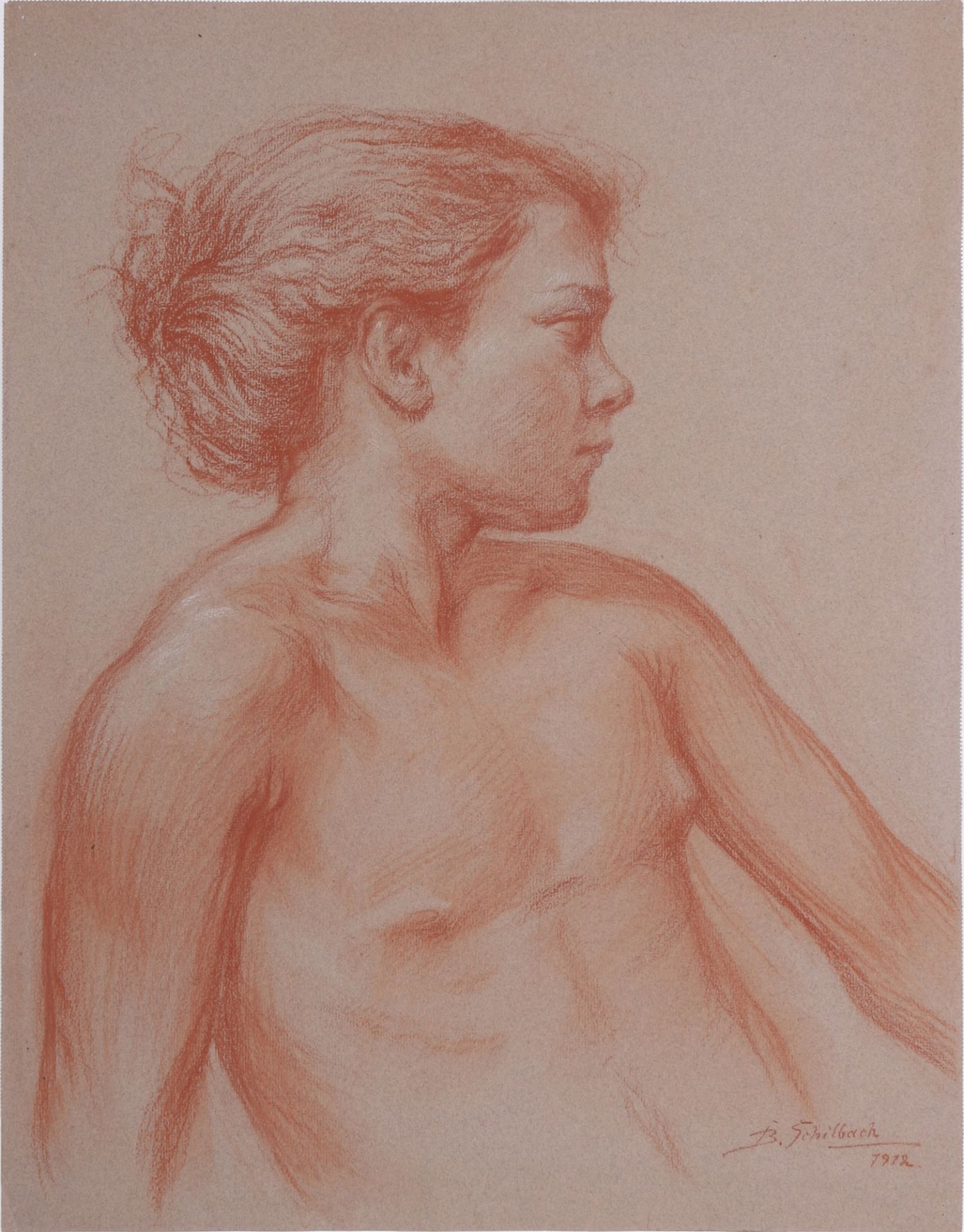 Bruno SCHILBACH (1876-1950) 5 Frauenakte - Zeichnungen - Bild 5 aus 12