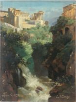 Carl WUTTKE (1849-1927) Tivoli bei Rom,