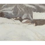Ewald August GRAUENGAARD (1889-1962) Winterliche Berglandschaft 1922,