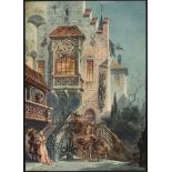 Friedrich PERLBERG (1848-1921) Christmas in the castle,