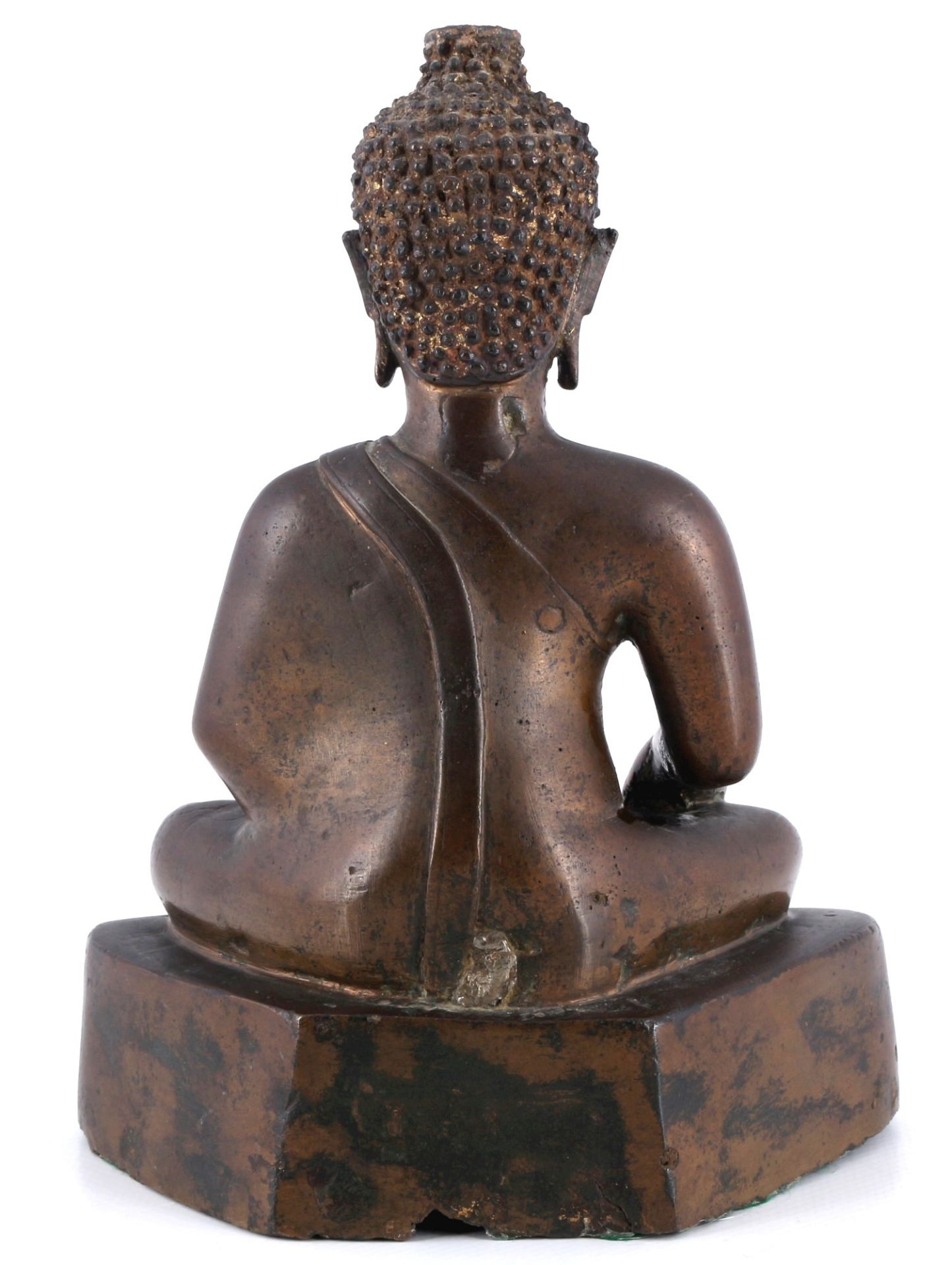 Bronze of Buddha Shakyamuni Laos 17th-18th century, - Image 4 of 5