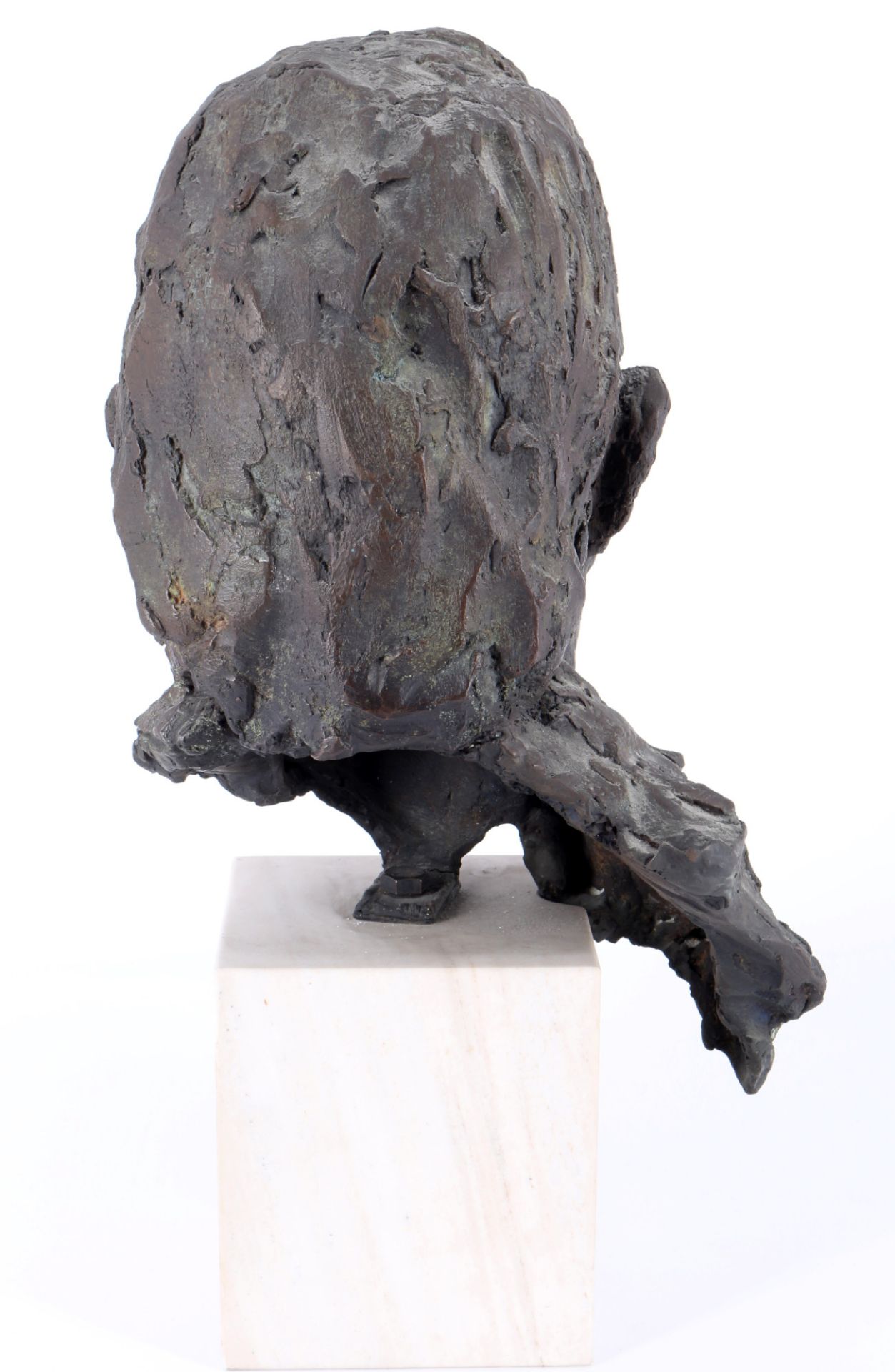 Unbekannter Bildhauer, Bronze Büste vom H. Rösch, unknown sculptor bronze bust, - Bild 4 aus 4