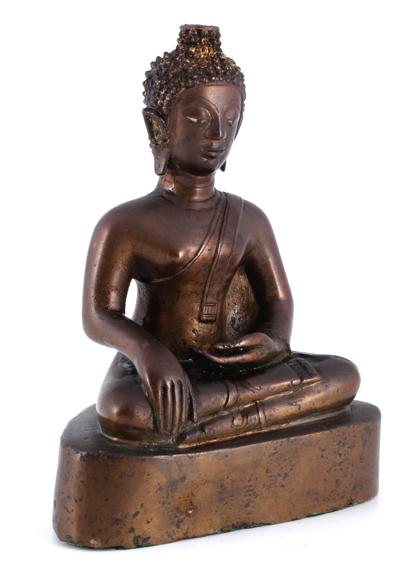 Bronze of Buddha Shakyamuni Laos 17th-18th century, - Image 3 of 5