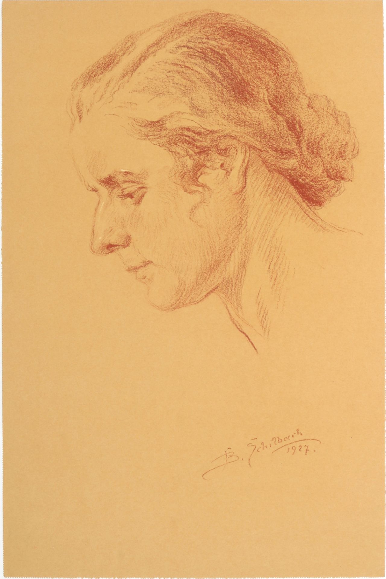 Bruno SCHILBACH (1876-1950) 11 Portrait Zeichnungen, - Bild 8 aus 25