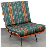 Martin Eisler and Carlo Hauner Costela lounge armchair mid century,