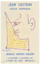 Advertising Poster Jean Cocteau Graphic Poetry Profil D'Homme