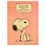 Advertising  Poster Snoopy Lovers