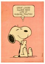 Advertising Poster Snoopy Lovers