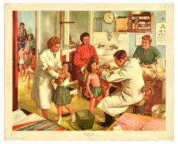 Advertising Poster Doctors Day Health Child Education