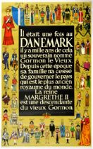 Travel Poster Denmark Royal Kingdom Margrethe II