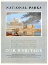 Travel Poster National Parks Our Heritage Carew Castle