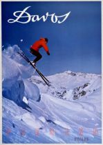 Sport Poster Ski Switzerland Parsenn Davos