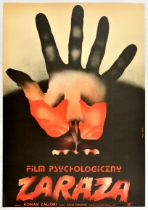Movie Poster Zaraza Black Pox Epidemic Polish Design