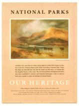 Travel Poster National Parks Our Heritage Gormire Lake