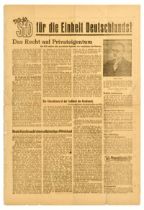 Propaganda Newspaper Set DDR Deutsche Volkszeitung KPD Communist