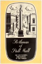 Advertising Poster Rothmans Pall Mall London Tobacco