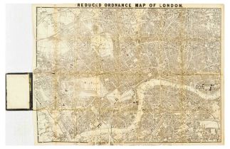 Antique Map Cruchley's Reduced Ordnance Map of London