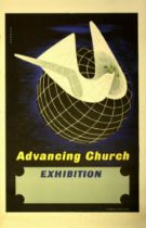 Propaganda Poster Modernism Church Exhibition Henrion