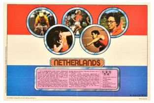 Sport Poster Netherlands Olympics World Sports Athletes