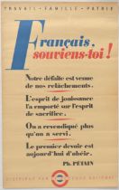 WWII War Poster Set France Mobilisation Vichy Nazi Occupation Petain